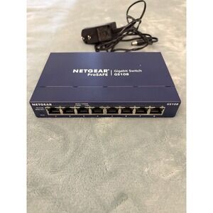 NETGEAR‎ ProSAFE 8-Port Gigabit Ethernet Switch GS108v4